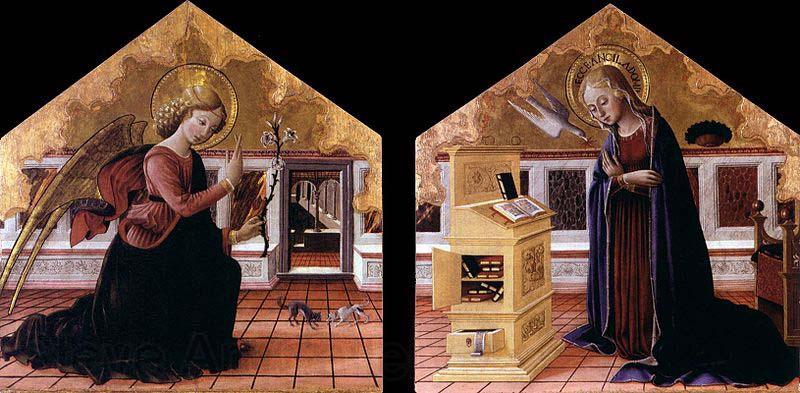 Bartolomeo Caporali The Annunciation